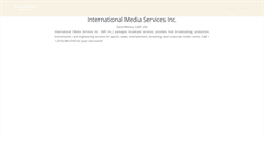 Desktop Screenshot of internationalmediaservices.com